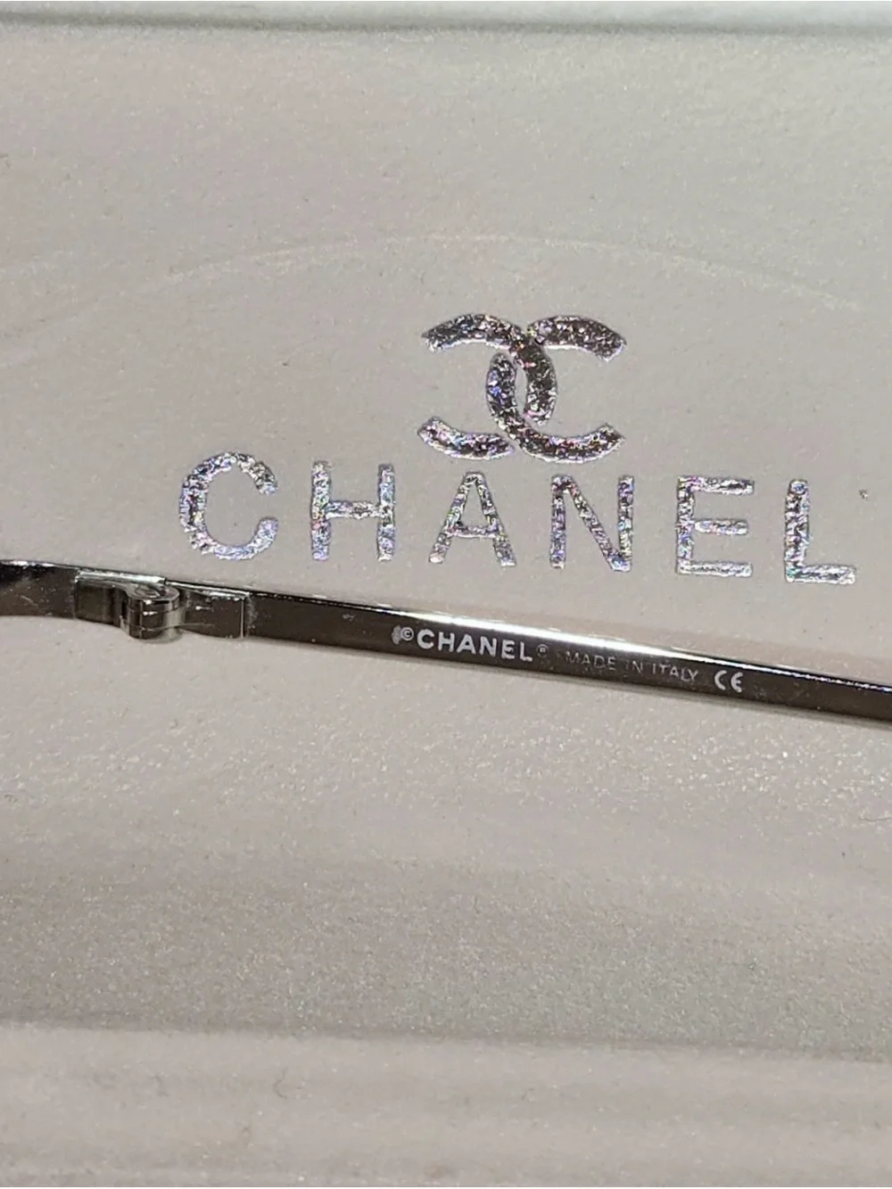 Vintage Chanel 4002 Rimless Pink Gradient Sunglasses Y2K